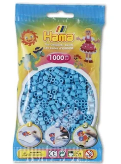 Hama strijkkralen azuur blauw (049) Discount