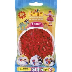 Hama Strijkkralen Donkerrood (022) Discount