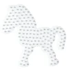 Hama Strijkkralen Grondplaat paard wit Discount