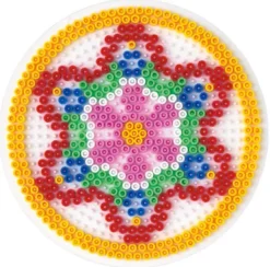 Hama strijkkralen grondplaat rond (221) Hot