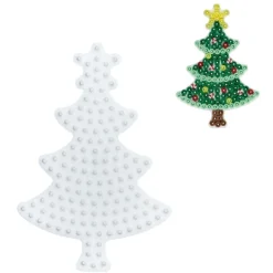 Hama Strijkkralen Grondplaat Kerstboom Wit Best