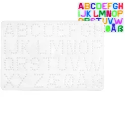 Hama Strijkkralen Grondplaat Letters wit (0272) Fashion