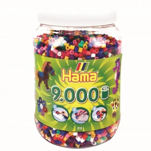 Hama Strijkkralen in Pot (9000) Primair Hot