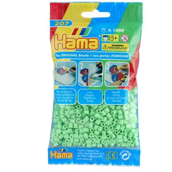 Hama strijkkralen pastel groen (047) Outlet