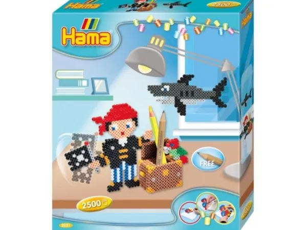 Hama Strijkkralen Piraten 2500 Delig Hot