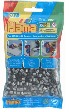 Hama strijkkralen zilver (062) Fashion