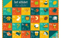 Deltas Het Alfabet - Educatieve Onderlegger Outlet