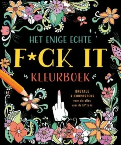 Deltas Het Enige Echte F*ck It Kleurboek Hot