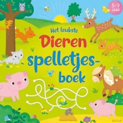 Deltas Het Leukste Dieren Spelletjesboek (5-7 Jaar) Clearance