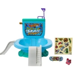 Mattel Hot Wheels skate flushin skate bowl Discount