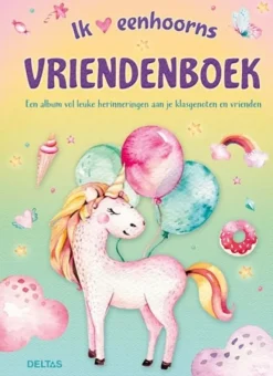 Deltas Ik Hou van Eenhoorns Vriendenboek Outlet