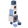 Jipy Stapeltoren Hout Blauw Discount