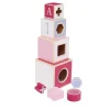 Jipy Stapeltoren Hout Roze Hot