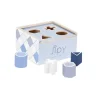 Jipy Vormenstoof Hout Blauw Hot