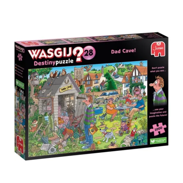 Jumbo Puzzel Wasgij 28 Mancave Van Pa! 1000 Stukjes Online