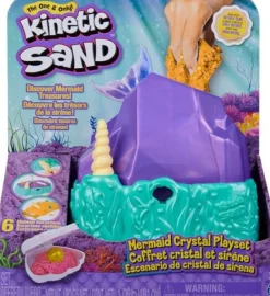 Spinmaster Kinetic Sand Mermaid Crystal Playset Discount
