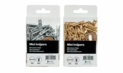 Verhaak Knijpers Mini 50 stuks Goud/Zilver Outlet
