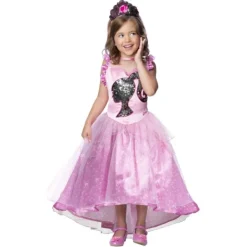 Barbie Kostuum Princess Jurk 7-8 Jaar Fashion