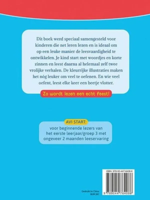 Deltas Leesfeest Eerste Verhalen Voor Beginnende Lezers AVI Start Best