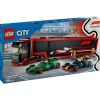 Lego 60445 City F1 Truck Met Rb20 En Amr24 F1 Auto's Fashion