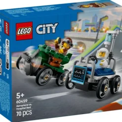 Lego 60459 City Great Vehicles Raceautopakket: Vliegtuig Vs Ziekenhuis New