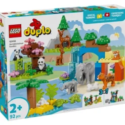 Lego 10446 Duplo 3-in-1 Families Van Wilde Dieren New