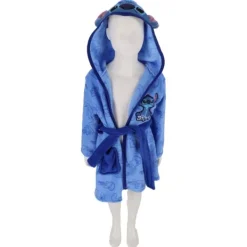 De Grote Speelgoedwinkel Lilo & Stitch Badjas Blauw Maat 110-116 Outlet