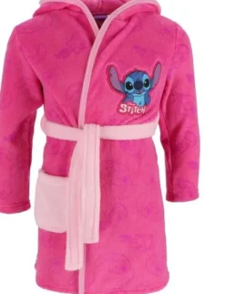 De Grote Speelgoedwinkel Lilo & Stitch Badjas Roze Maat 98-104 Best