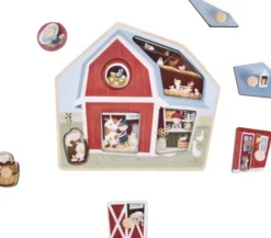 Little Dutch Little Farm Houten Puzzel Discount