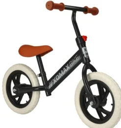 De Grote Speelgoedwinkel Loopfiets Zwart 12 Inch Xqmax Fashion