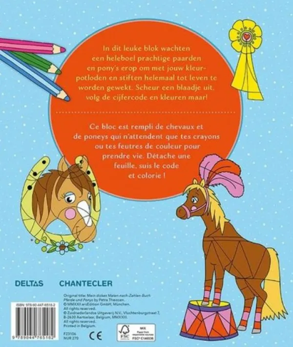 Deltas Manege Coloring Fun - Kleuren Op Nummer / Manege Coloring Fu Discount