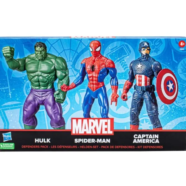 Hasbro Marvel Mighty Heroes 25cm 3-pack New