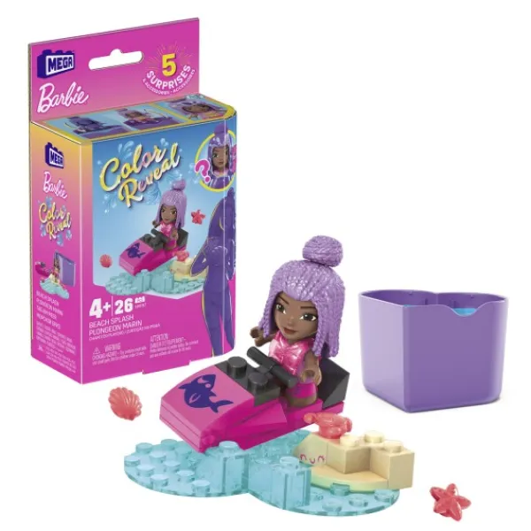 Mega Bloks Mega Construx Barbie Barbie Color Reveal Buildable Collectable Discount
