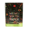 De Grote Speelgoedwinkel Memo Papier Scratch A4 50 Vel+2 Pennen Hot