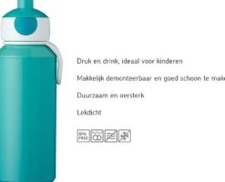 Mepal Campus Drinkfles Pop-Up 400 Ml Flowers & Butterflies Clearance