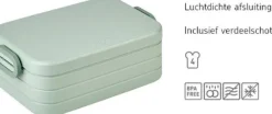 Mepal Lunchbox Midi Nordic Sage Take A Break Best