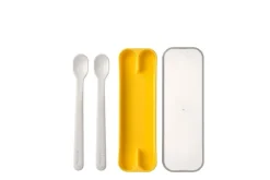 Mepal Set babylepel Mio 2 stuks Yellow Hot
