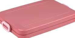 Mepal Take A Break Lunchbox Flat Vivid Mauve Clearance