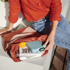 Mepal Take A Break Lunchbox Flat Vivid Mauve Clearance