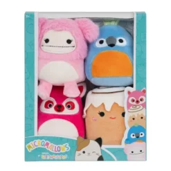 Squishmallows Micromallows 6,5 Cm Pluche 4-pack 3 New
