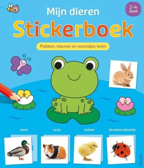 Deltas Mijn Dieren Stickerboek (2-4 Jaar) Fashion