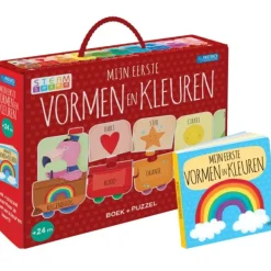 De Grote Speelgoedwinkel Mijn Eerste Vormen En Kleuren Puzzeltrein + Boek Fashion