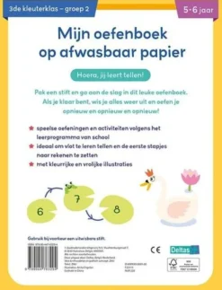Deltas Mijn Oefenboek Op Afwasbaar Papier Leuke Telspelletjes (5-6) New