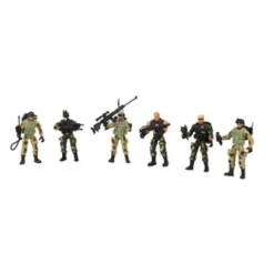 De Grote Speelgoedwinkel Militairen Figuren Set 6 Stuks Fashion