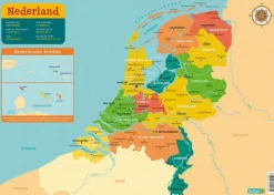 Deltas Nederland - Educatieve Onderlegger Sale