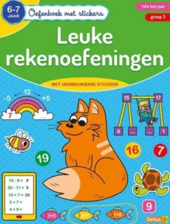 Deltas Oefenboek Leuke rekenoefeningen 6-7 jaar Outlet