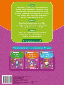 Deltas Oefenboek Met Stickers Ik Leer Al Schrijven (4-6 Jaar) Fashion