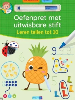 Deltas Oefenpret Met Uitwisbare Stift Leren Tellen Tot 10 Hot