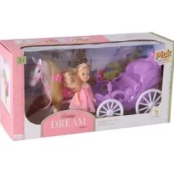 De Grote Speelgoedwinkel Paard Met Koets En Pop Set Discount
