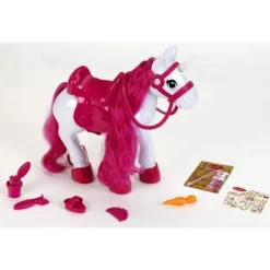 Klein Paard unicorn verzorgingsset met licht en geluid 36cm Best